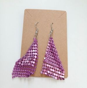 Fashion Jewelry Shimmering PurpleEarrings